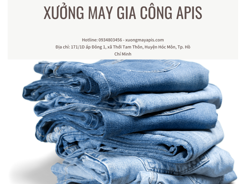 xưởng may gia công quần jean