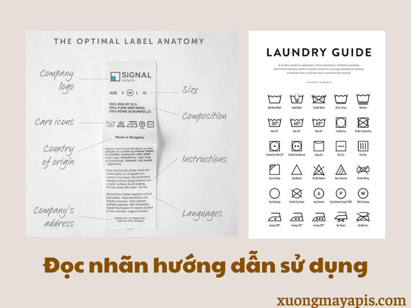 Đọc nhãn hướng dẫn sử dụng