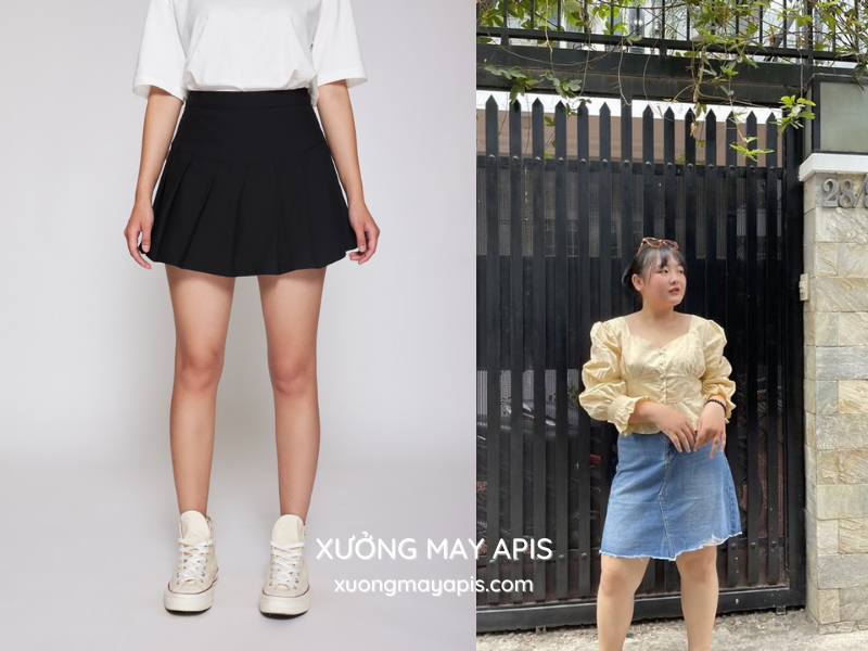 chân váy công sở