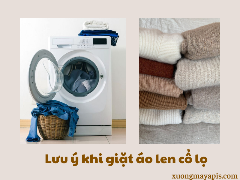 Lưu ý khi giặt áo len cổ lọ