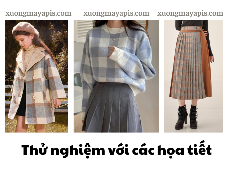 thử nghiệm phối đồ với hoạ tiết