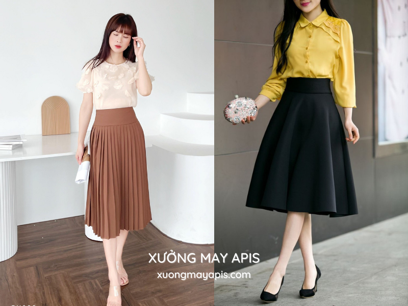 chân váy công sở