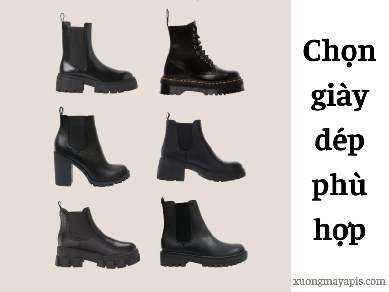 Chọn giày dép phù hợp