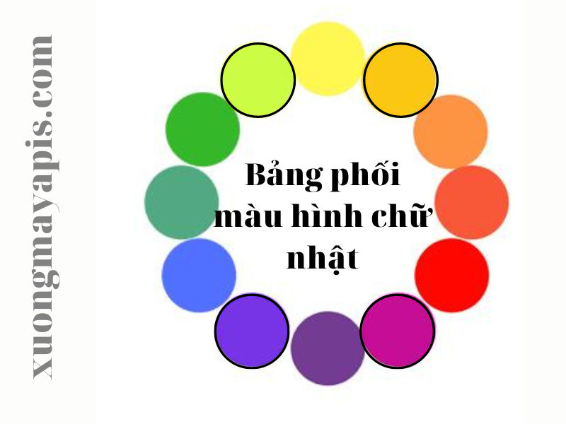 Bảng phối màu hình chữ nhật
