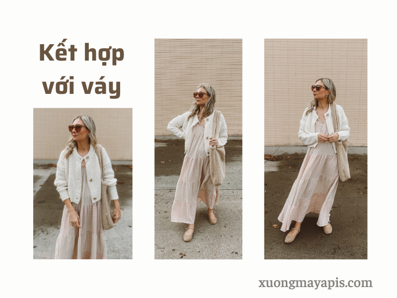 Kết hợp với váy
