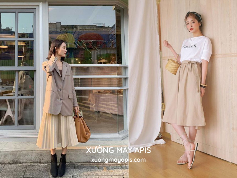 chân váy công sở
