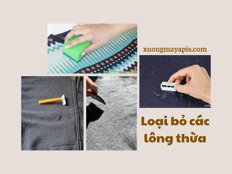 Loại bỏ các lông thừa