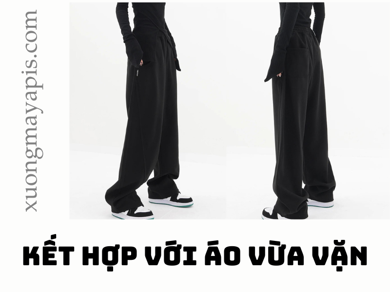 Các kiểu quần baggy nữ phổ biến