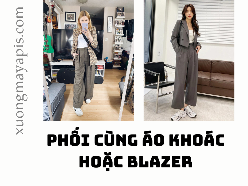Các kiểu quần baggy nữ phổ biến