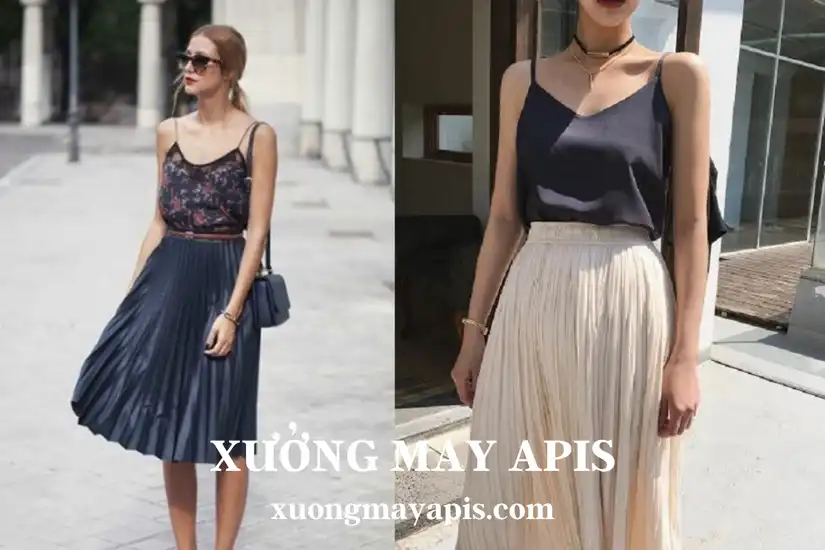 váy xếp ly