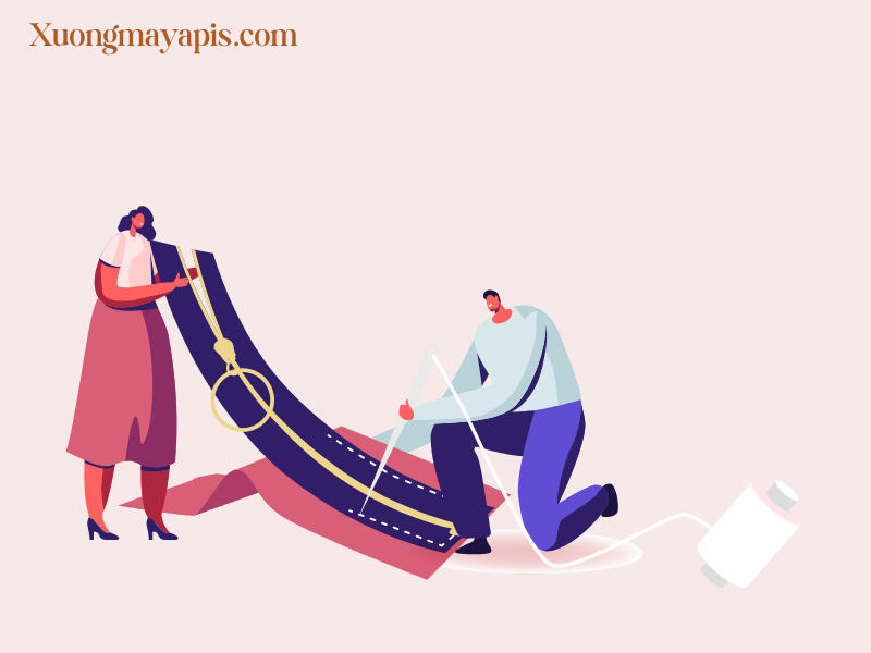 Hoàn thiện chi tiết may áo khoác