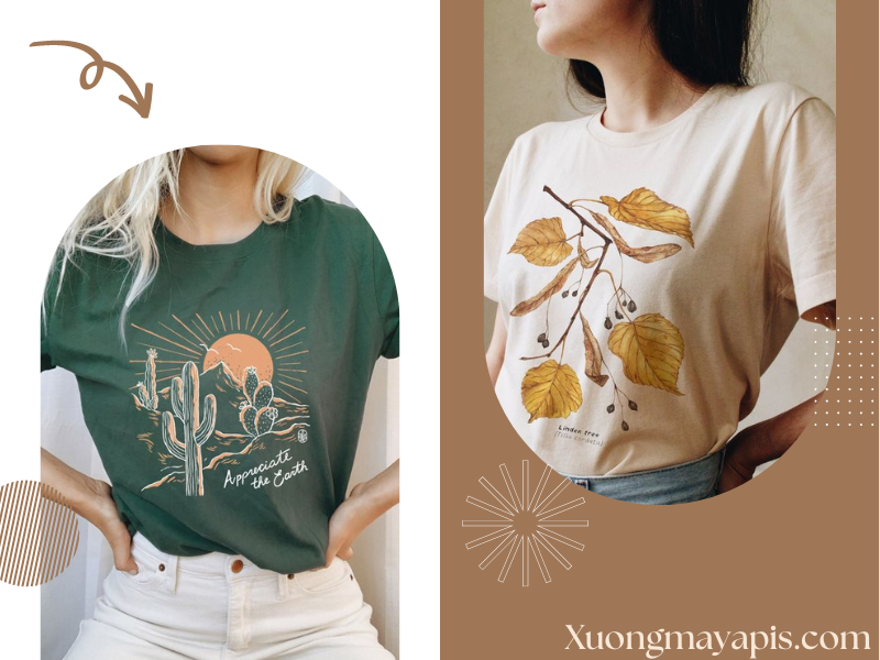Thiết kế áo lấy cảm hứng từ thiên nhiên