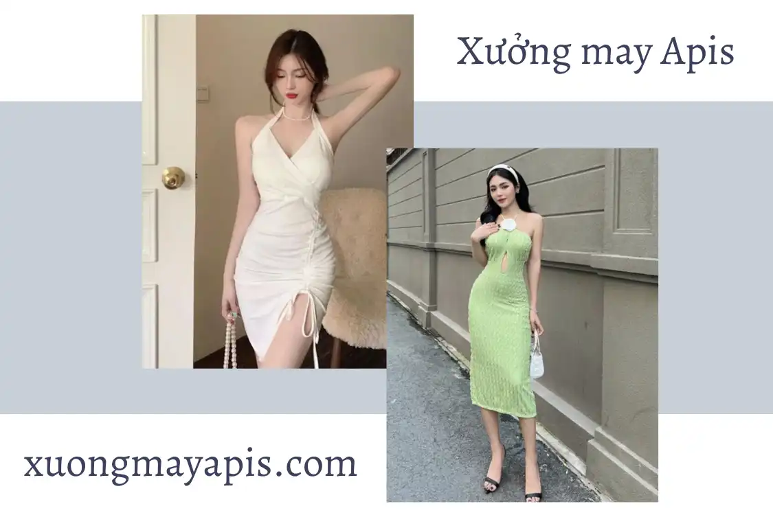 váy cổ yếm