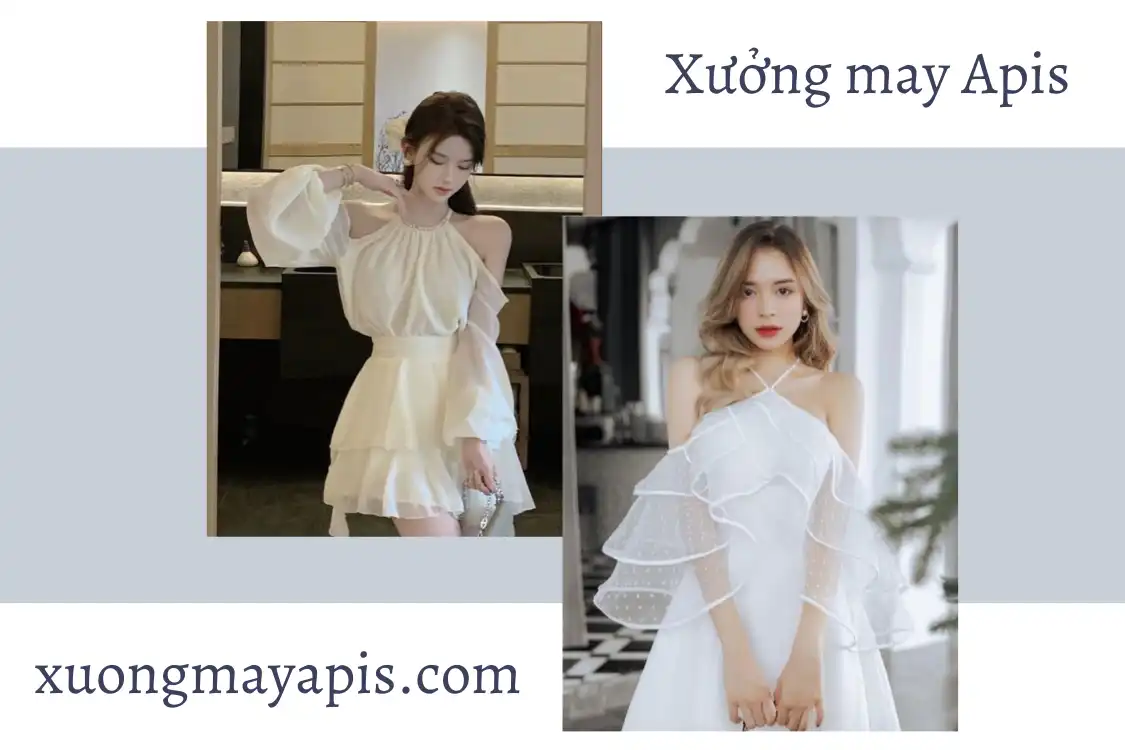 váy cổ yếm