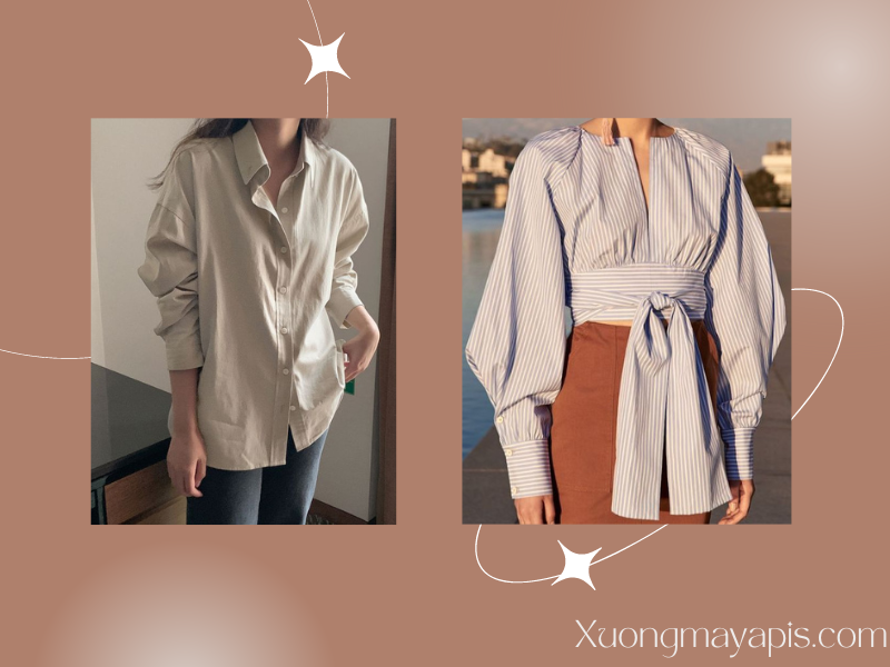 Áo blouse và áo sơ mi chất cotton