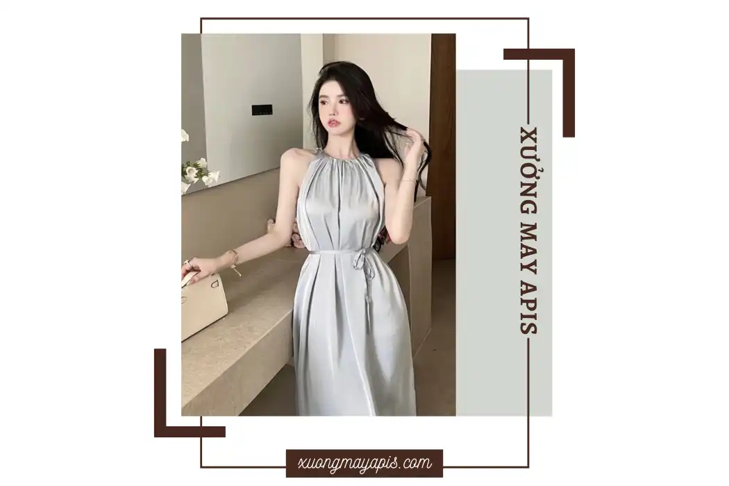 đầm cổ yếm