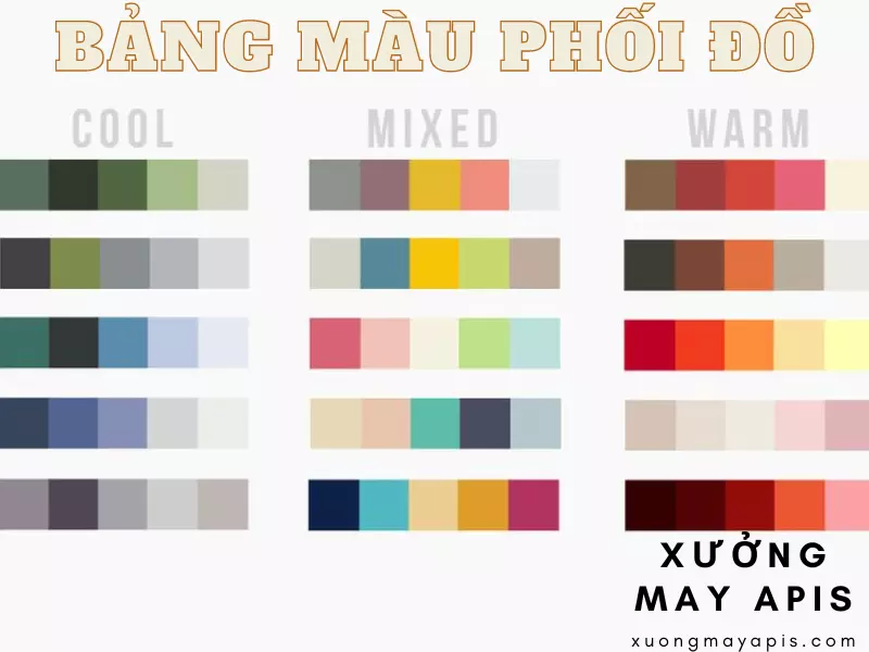 Bảng màu phối đồ