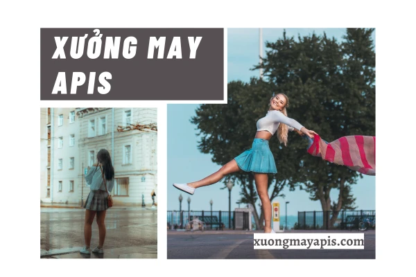 chân váy xếp ly ngắn
