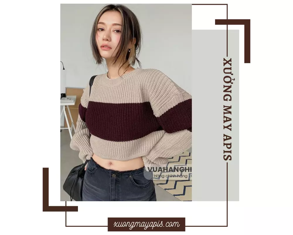 áo len croptop