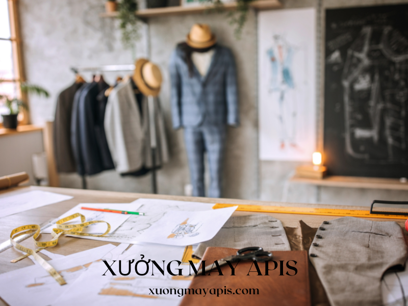 mô hình xưởng may gia công nhỏ