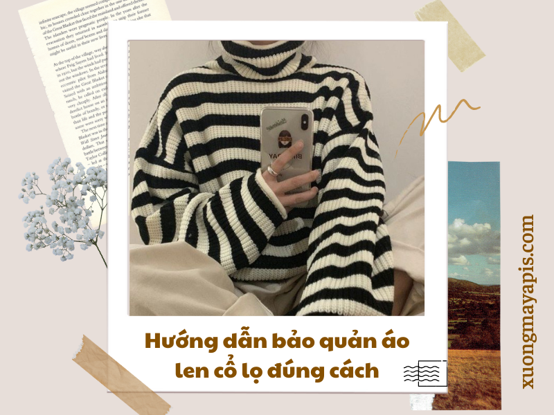 Hướng dẫn bảo quản áo len cổ lọ đúng cách