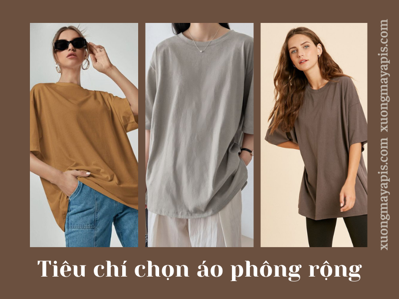 6 tiêu chí chọn áo phông rộng phù hợp thời trang cá tính