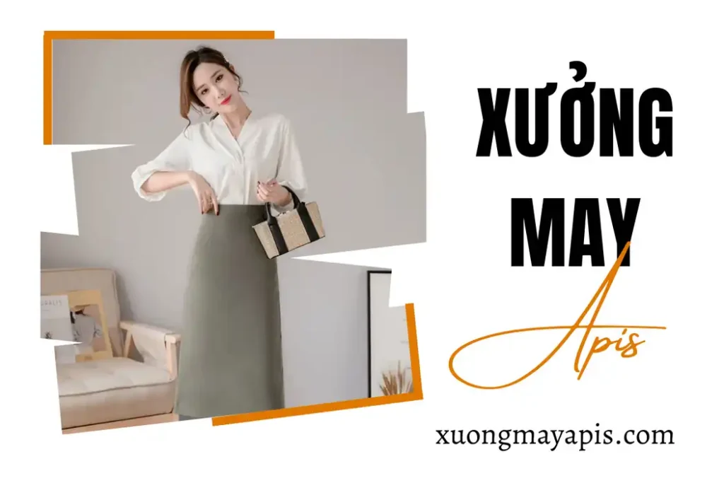 chân váy chữ A dáng dài