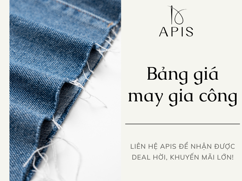 Bảng giá may gia công