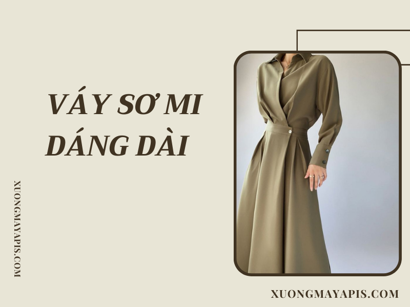 Gợi ý phối đồ với váy sơ mi dáng dài có tính ứng dụng cao