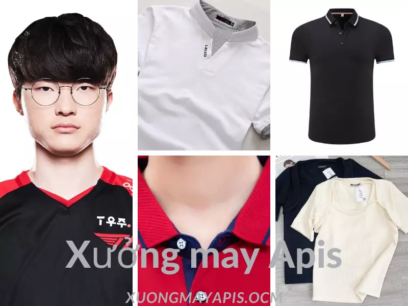 Áo thun đồng phục có cổ