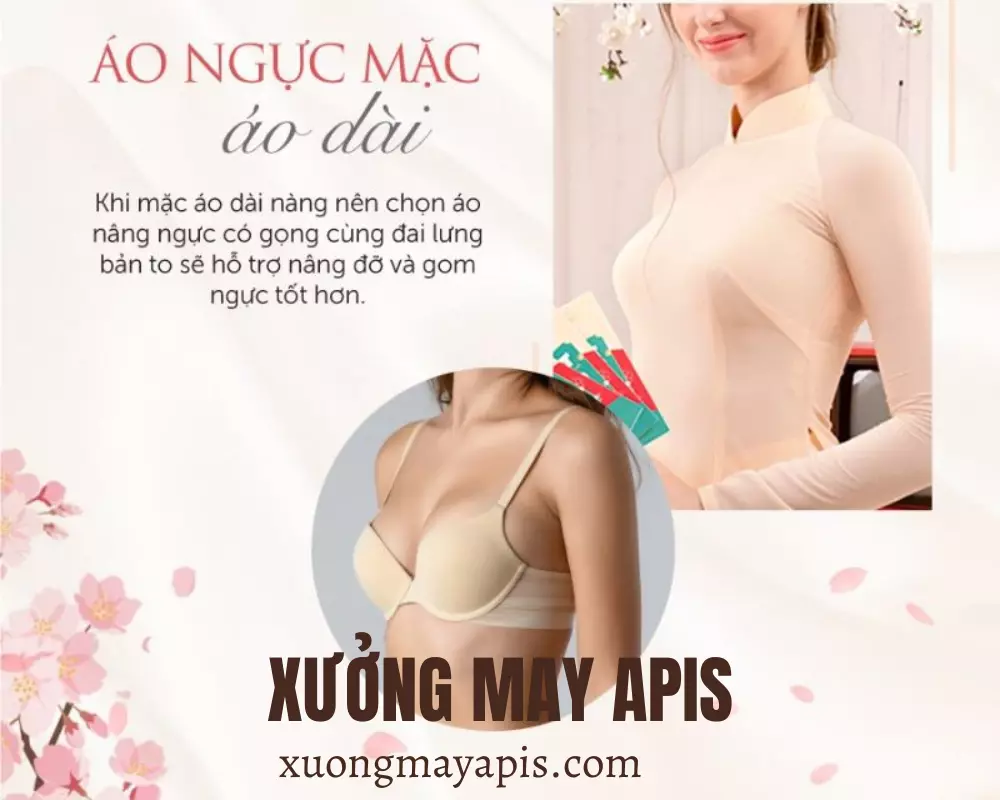 áo ngực mặc áo dài